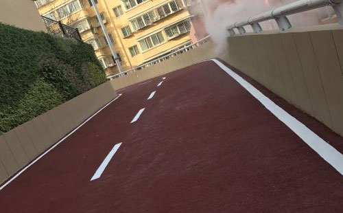 镜铁区彩色路面