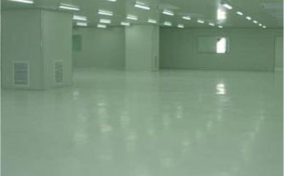 镜铁区流展型环氧地坪中涂